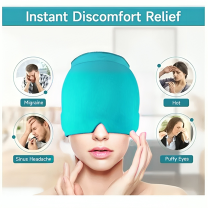 Migraine Relief Gel Cap - Great for Tension, Sinus, Better Sleep & Stress Relief
