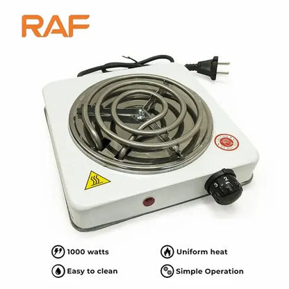 QuickHeat Portable Electric Stove - 1000W Hot Plate for Easy Cooking