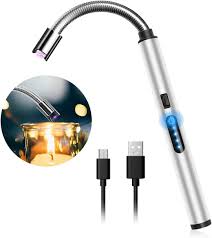 Electric Arc Lighter Rechargeable Stove Lighters random color aastore