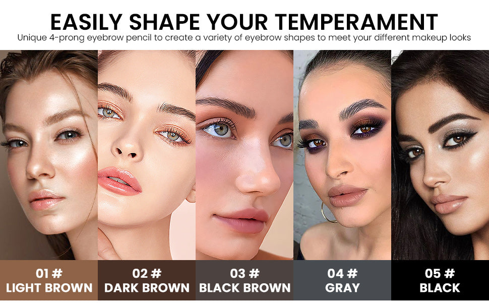 Eyebrow Pen Waterproof Pencil Long Lasting Professional Fine Sketch Liquid Eye Brow