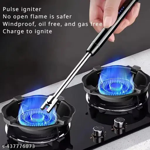 Electric Arc Lighter Rechargeable Stove Lighters random color aastore